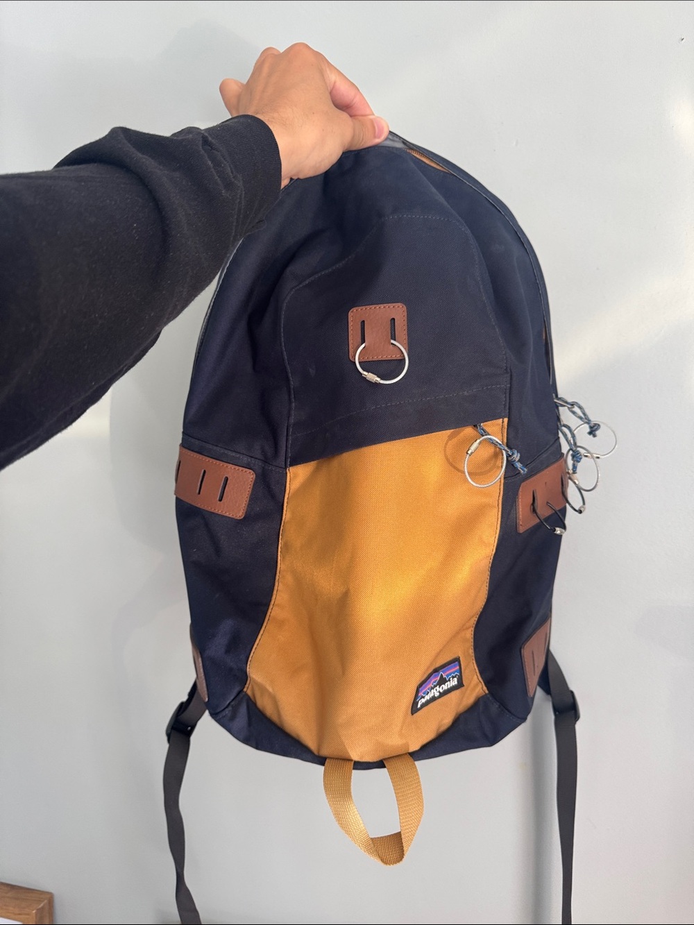 Patagonia Black & Mustard Two-Tone Daypack